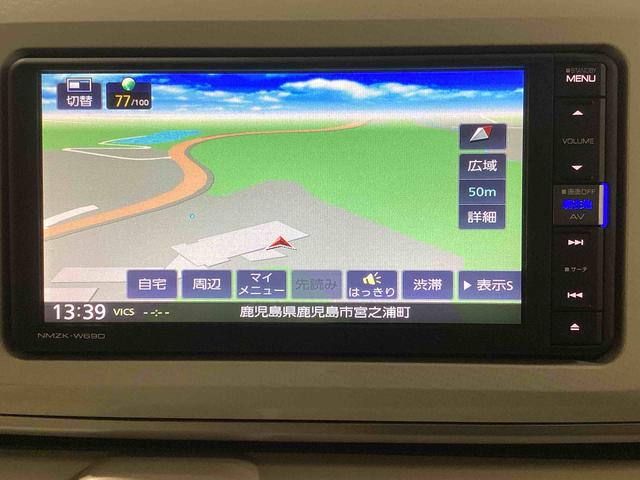 ムーヴキャンバスＸ　ＳＡIIIインパネシフト　プッシュスタートスイッチ　電子カードキー　カーナビ　両側電動スライドドア　衝突被害軽減装置　車線逸脱防止　ＡＢＳ（鹿児島県）の中古車