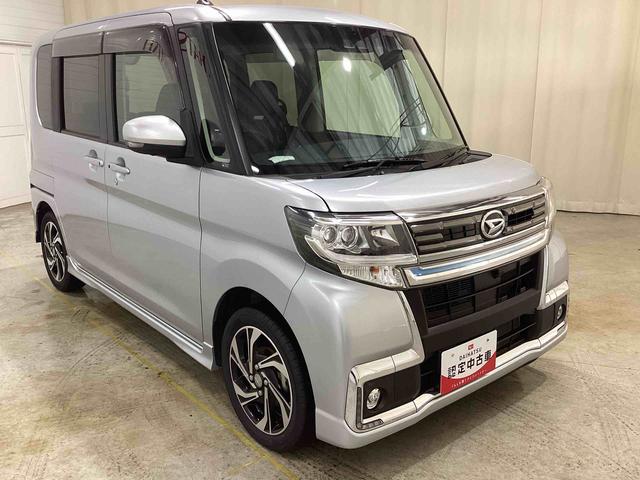 タントカスタムＲＳ　トップエディションＶＳ　ＳＡIIIターボ　インパネシフト　プッシュスタートスイッチ　カードキー　カーナビ　バックモニター　両側電動パワースライドドア　踏み間違い防止装置　アルミホイール　レーンアシスト（鹿児島県）の中古車