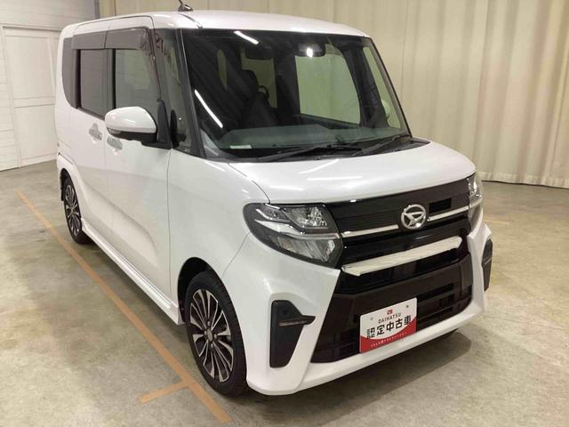 タントカスタムRSターボ付 インパネシフト プッシュスタートスイッチ 両側電動スライドドア アルミホイール ABS シートヒーター 車線逸脱警報(鹿児島県)の中古車
