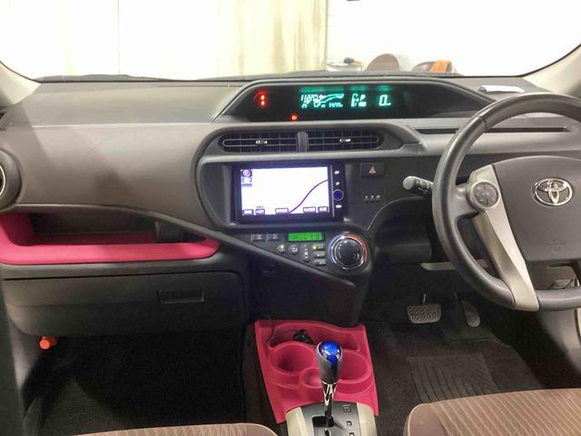 アクアＧプッシュスタートスイッチ　電子カードキー　ＥＴＣ車載器　ドラレコ　カーナビ　バックモニター　シートヒーター　フォグランプ　ＡＢＳ（鹿児島県）の中古車