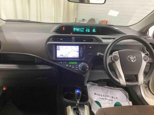 アクアＧプッシュスタートスイッチ　電子カードキー　カーナビ　バックモニター　ＡＢＳ　フォグランプ（鹿児島県）の中古車