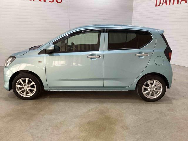 ミライース 中古車 Ｇ　ＳＡＩＩＩインパネシフト　プッシュスタートスイッチ　電子カードキー　オートエアコン　車線逸脱警報装置　誤発進抑制装置　ハイビームアシスト　ＡＢＳ　Ｗエアバッグ　アルミホイール