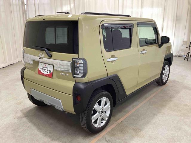 タフトＧターボ　クロムベンチャーターボ車　インパネシフト　プッシュスタートスイッチ　電動パーキングブレーキ　電子カードキー　カーナビ　バックモニター　オートマチックハイビーム　レーンアシスト　アルミホイール　ＡＢＳ　ガラスルーフ（鹿児島県）の中古車