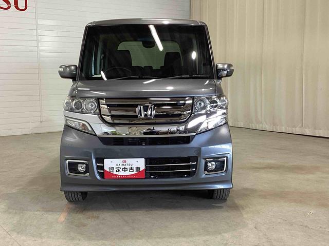 N−BOXカスタムG・ターボLパッケージターボ車 インパネシフト(パドルシフト) プッシュスタートスイッチ 両側電動スライドドア カーナビ バックモニター アルミホイール ETC車載器(鹿児島県)の中古車
