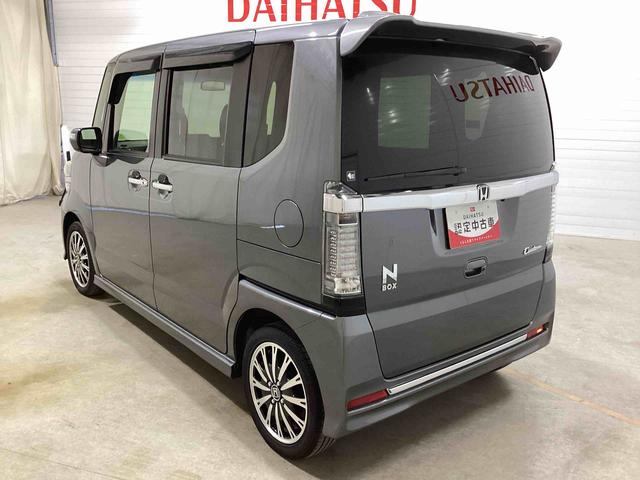 N−BOXカスタムG・ターボLパッケージターボ車 インパネシフト(パドルシフト) プッシュスタートスイッチ 両側電動スライドドア カーナビ バックモニター アルミホイール ETC車載器(鹿児島県)の中古車