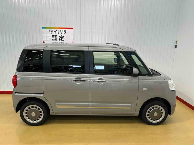 ムーヴキャンバスセオリーＧ走行無制限１年保証　４ＷＤ　両側スライドドア　コーナーセンサー　シートヒーター　ホットカップホルダー　オートハイビーム　ＬＥＤヘッドライト　プッシュスタートスイッチ　横滑り防止装置　オートエアコン（石川県）の中古車