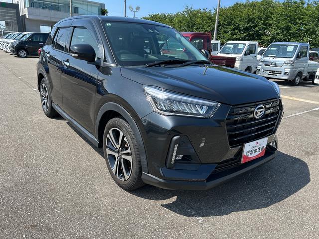 ロッキープレミアムG走行無制限1年保証 純正7インチナビ ドラレコ バックモニター コーナーセンサー クルーズコントロール 前席シートヒーター オートライトLEDヘッドライト スマートキー(石川県)の中古車