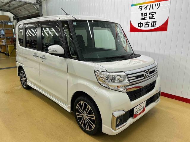 タントカスタムRS SAIII車検整備付き 4WD 純正8インチナビ バックモニター ドラレコ 衝突回避支援ブレーキ ETC車載器 LEDヘッドライト USB コーナーセンサー オートライト(石川県)の中古車
