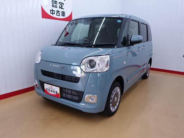 ムーヴキャンバスセオリーＧ走行無制限１年保証　４ＷＤ　純正７インチナビ　バックカメラ　衝突回避支援ブレーキ　コーナーセンサー　ＬＥＤヘッドライト　オートライト　両側パワースライドドア　シートヒーター　ＵＳＢ（石川県）の中古車