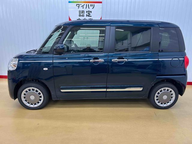 ムーヴキャンバスセオリーG走行無制限1年保証 4WD 純正7インチナビ バックカメラ 衝突回避支援ブレーキ コーナーセンサー 両側パワースライドドア LEDヘッドライト オートライト USB シートヒーター(石川県)の中古車