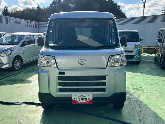 ハイゼットカーゴＤＸ４ＷＤ　スマートアシスト３　前後コーナーセンサー　ＡＭ・ＦＭラジオ　両側スライドドア　オートライト　キーレス　マニュアルエアコン　ＡＢＳ　ＣＶＴ車（石川県）の中古車