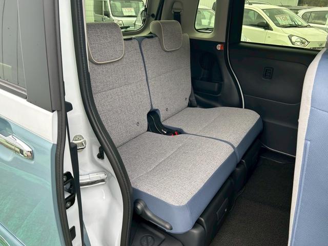 ムーヴキャンバスストライプスＧ４ＷＤ　次世代スマートアシスト　両側パワースライドドア　シートヒーター　電動パーキングブレーキ・ブレーキホールド機能　ＣＤステレオ　バックカメラ　ステアリングスイッチ　キーフリー　前後コーナーセンサー（石川県）の中古車