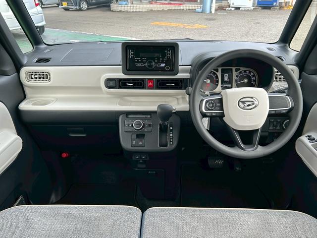 ムーヴキャンバスストライプスＧ４ＷＤ　次世代スマートアシスト　両側パワースライドドア　シートヒーター　電動パーキングブレーキ・ブレーキホールド機能　ＣＤステレオ　バックカメラ　ステアリングスイッチ　キーフリー　前後コーナーセンサー（石川県）の中古車