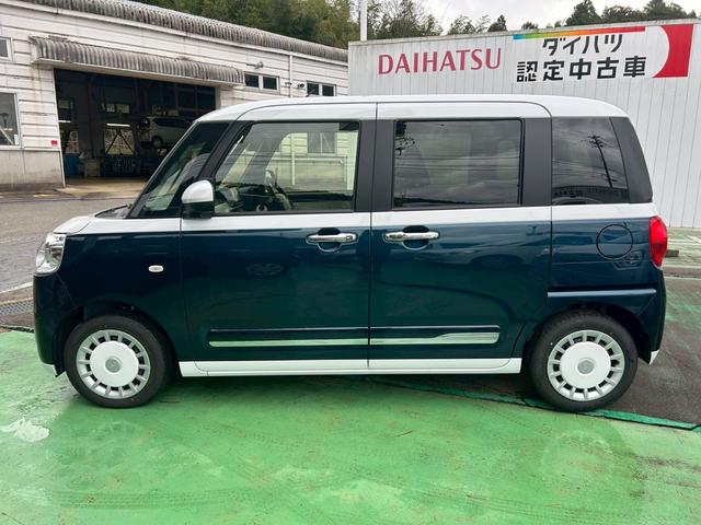 ムーヴキャンバスストライプスＧ次世代スマートアシスト　両側パワースライドドア　シートヒーター　オートライト　７インチナビ　前後コーナーセンサー　置き楽ＢＯＸ　ＬＥＤライト　電動パーキングブレーキ・ブレーキホールド機能（石川県）の中古車