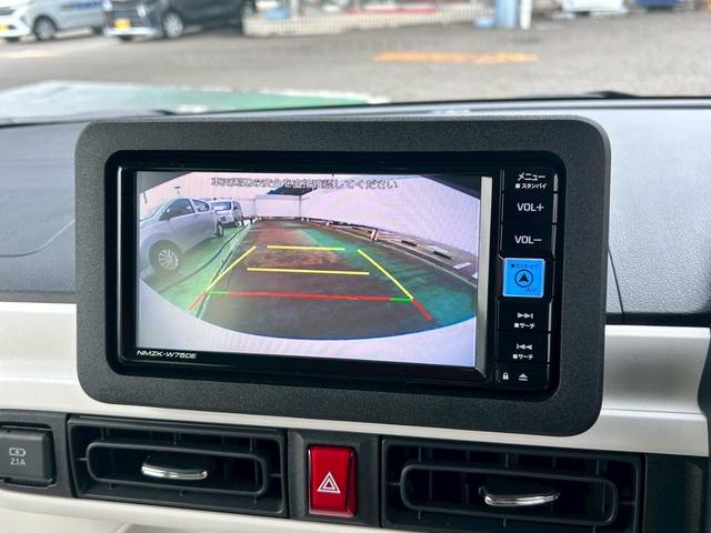 ムーヴキャンバスストライプスＧ次世代スマートアシスト　両側パワースライドドア　シートヒーター　オートライト　７インチナビ　前後コーナーセンサー　置き楽ＢＯＸ　ＬＥＤライト　電動パーキングブレーキ・ブレーキホールド機能（石川県）の中古車