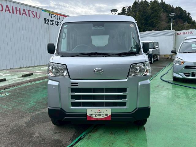 ハイゼットカーゴDX4WD 次世代スマートアシスト 両側スライドドア アイドリングストップ キーレス FM/AMラジオ ABS オートライト CVT車 前後コーナーセンサー(石川県)の中古車