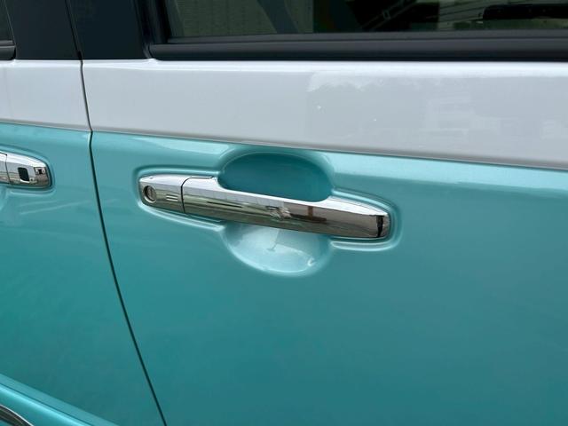 ムーヴキャンバスストライプスＧ次世代スマートアシスト　両側パワースライドドア　シートヒーター　電動パーキングブレーキ・ブレーキホールド機能　キーフリー　オートライト　置き楽ＢＯＸ　アイドリングストップ　ＬＥＤライト　ＣＤステレオ（石川県）の中古車