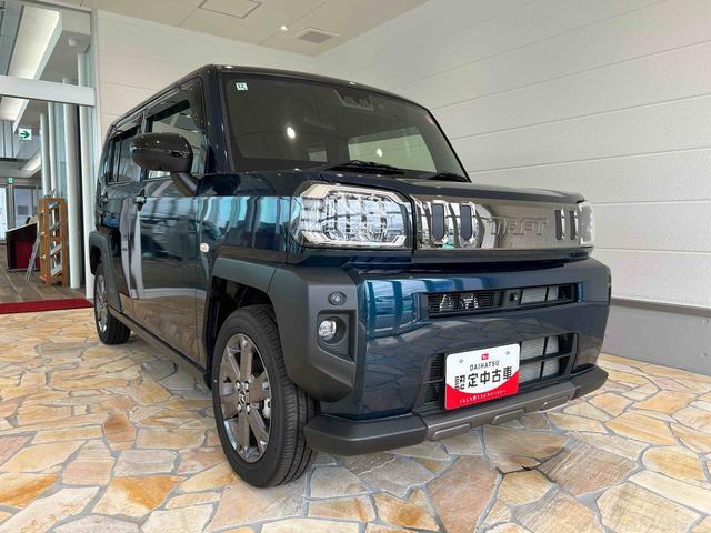タフトＧターボ　ダーククロムベンチャー走行無制限１年保証　４ＷＤ　１０インチナビ　パノラマモニター　前後ドラレコ　ＵＳＢ　ＬＥＤヘッドライト　オートライト　クルーズコントロール　コーナーセンサー　Ｂｌｕｅｔｏｏｔｈ（石川県）の中古車