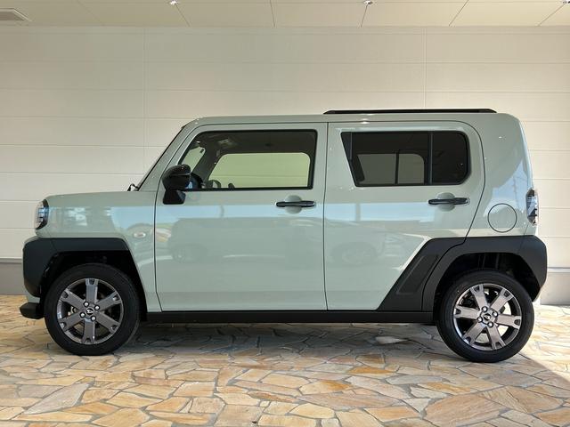 タフト 中古車 Ｇ　ダーククロムベンチャー走行無制限１年保証　純正７インチナビ　バックカメラ　衝突回避支援ブレーキ　コーナーセンサー　ＬＥＤヘッドライト　オートライト　ＵＳＢ　シートヒーター　クルーズコントロール