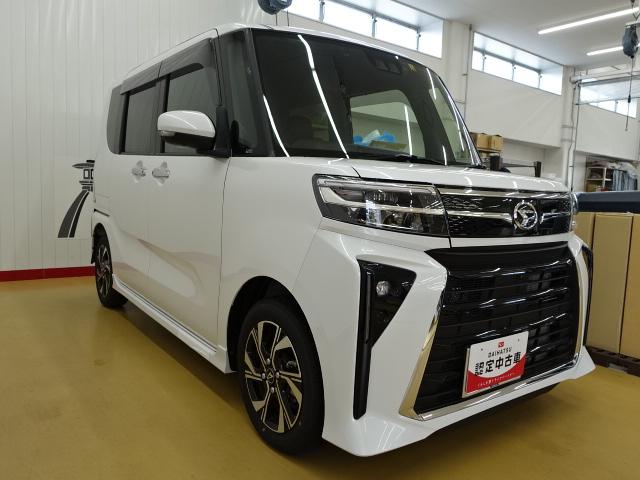 タントカスタムＸ１０インチナビ　オートエアコン　シートヒーター　両側パワースライドドア（石川県）の中古車