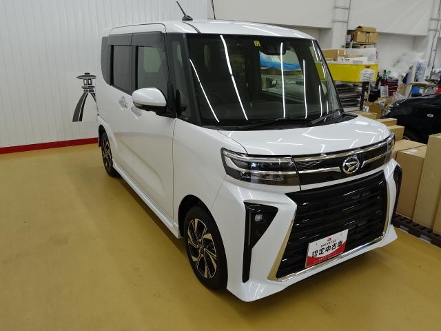 タントカスタムＸ純正ナビ　シートヒーター　オートエアコン　パノラマモニター（石川県）の中古車