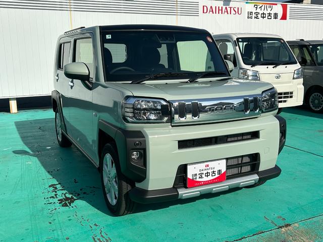 タフトG クロムベンチャー次世代スマートアシスト、バックカメラ、シートヒーター、オートエアコン、LEDオートライト、フォグランプ、純正CDチューナー、電動パーキングブレーキ、キーフリー(石川県)の中古車