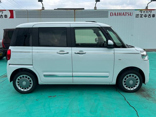 ムーヴキャンバスセオリーG次世代スマートアシスト、バックカメラ、純正CDチューナー、オートエアコン、LEDオートライト、電動パーキングブレーキ、シートヒーター、LEDフォグランプ、両側電動スライドドア、電動格納ドアミラー(石川県)の中古車