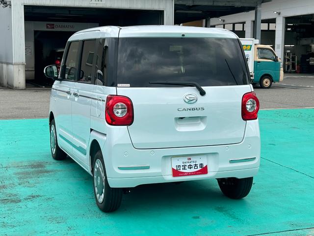 ムーヴキャンバスセオリーG次世代スマートアシスト、バックカメラ、純正CDチューナー、オートエアコン、LEDオートライト、電動パーキングブレーキ、シートヒーター、LEDフォグランプ、両側電動スライドドア、電動格納ドアミラー(石川県)の中古車