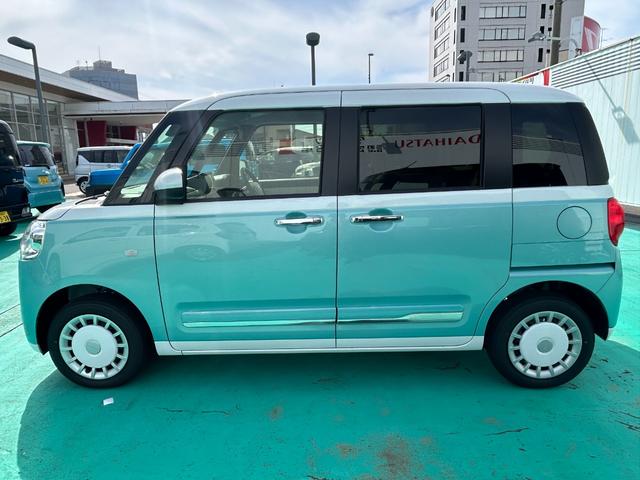 ムーヴキャンバスストライプスＧ７インチナビ　バックカメラ　オートエアコン　両側パワースライドドア　シートヒーター　キーフリー　ＡＤＢ（石川県）の中古車