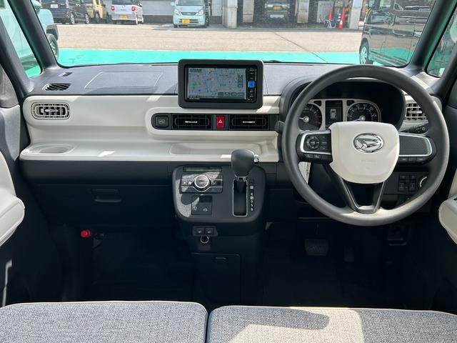 ムーヴキャンバスストライプスＧ７インチナビ　バックカメラ　オートエアコン　両側パワースライドドア　シートヒーター　キーフリー　ＡＤＢ（石川県）の中古車