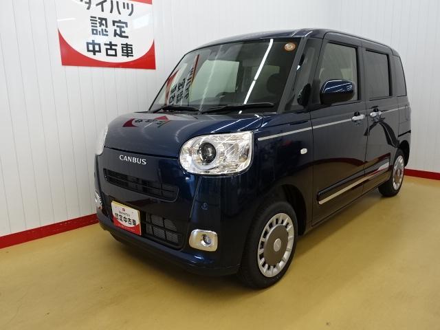 ムーヴキャンバスセオリーG4WD 純正ナビ 次世代スマートアシスト LEDヘッドライト シートヒーター 両側スライドドア 電動パーキング バックカメラ装備(石川県)の中古車