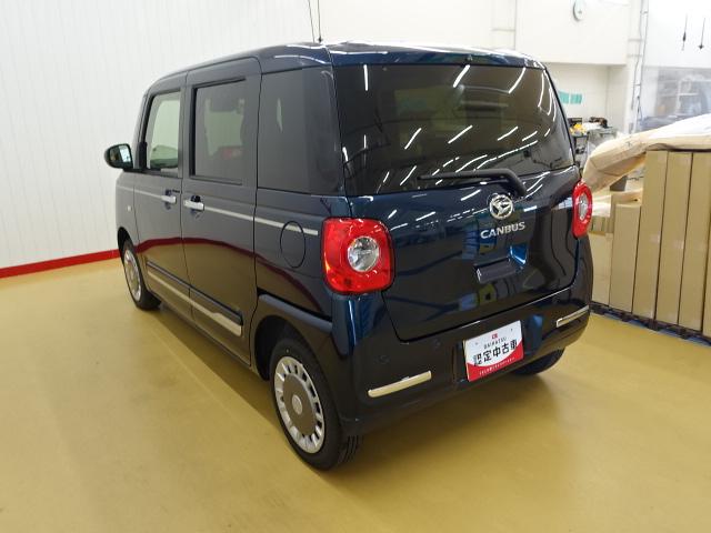 ムーヴキャンバスセオリーG4WD 純正ナビ 次世代スマートアシスト LEDヘッドライト シートヒーター 両側スライドドア 電動パーキング バックカメラ装備(石川県)の中古車