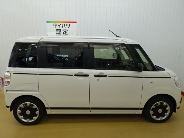 ムーヴキャンバスＧブラックアクセントリミテッド　ＳＡIII２ＷＤ　純正８インチナビ　パノラマモニター　ドライブレコーダー　両側パワースライドドア（石川県）の中古車