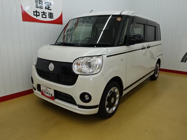 ムーヴキャンバスＧブラックアクセントリミテッド　ＳＡIII２ＷＤ　純正８インチナビ　パノラマモニター　ドライブレコーダー　両側パワースライドドア（石川県）の中古車
