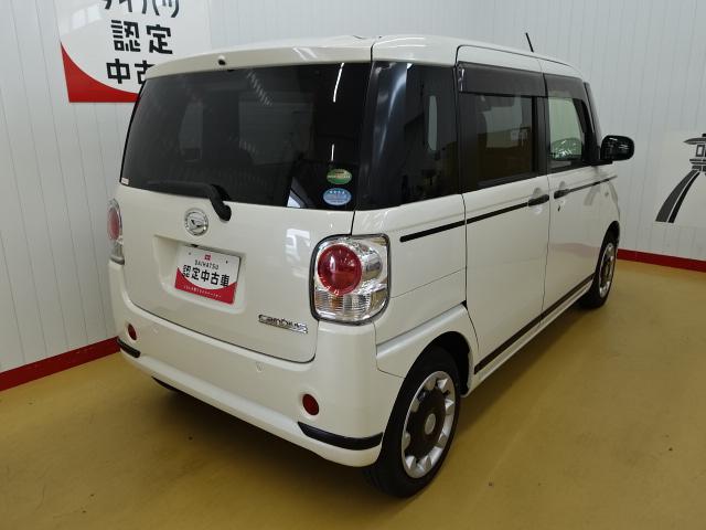 ムーヴキャンバスＧブラックアクセントリミテッド　ＳＡIII２ＷＤ　純正８インチナビ　パノラマモニター　ドライブレコーダー　両側パワースライドドア（石川県）の中古車