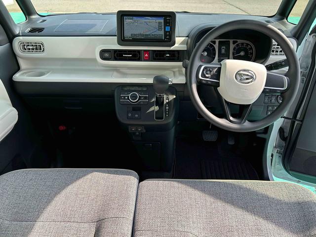 ムーヴキャンバスストライプスＧ２ＷＤ　純正７インチナビ　バックカメラ　シートヒーター　スマアシ　電動パーキングブレーキ（石川県）の中古車