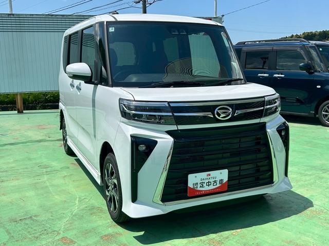 タントカスタムＸ４ＷＤ　次世代スマートアシスト　７インチナビ　バックカメラ　シートバックテーブル　サンシェード　シートヒーター　両側パワースライドドア　電動パーキングブレーキ・ブレーキホールド機能　オートライト（石川県）の中古車