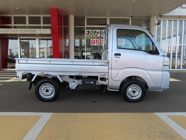 ハイゼットトラックスタンダード４ＷＤ　次世代スマートアシスト　前後コーナーセンサー　アイドリングストップ　オートライト　ＦＭ・ＡＭラジオ　ＡＢＳ　マニュアルエアコン　シガーソケット（石川県）の中古車