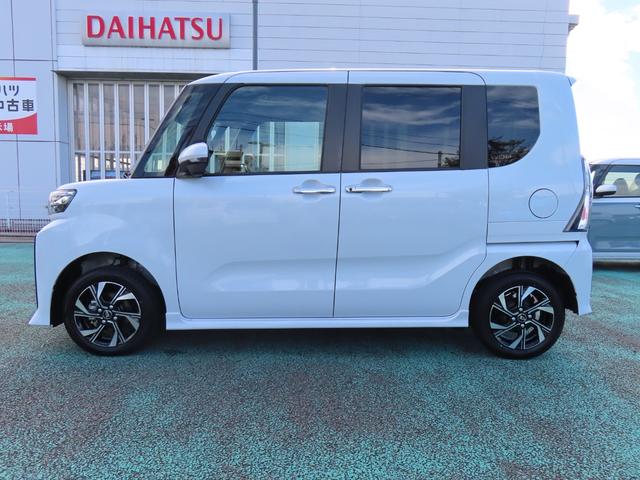 タントカスタムＸ４ＷＤ　次世代スマートアシスト　両側パワースライドドア　シートバックテーブル　シートヒーター　電動パーキングブレーキ・ブレーキホールド機能　サンシェード　バックカメラ　オートライト　キーフリー（石川県）の中古車