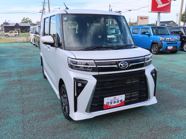 タントカスタムＸ４ＷＤ　次世代スマートアシスト　両側パワースライドドア　シートバックテーブル　シートヒーター　電動パーキングブレーキ・ブレーキホールド機能　サンシェード　バックカメラ　オートライト　キーフリー（石川県）の中古車