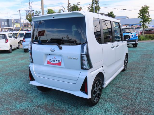 タントカスタムＸ４ＷＤ　次世代スマートアシスト　両側パワースライドドア　シートバックテーブル　シートヒーター　電動パーキングブレーキ・ブレーキホールド機能　サンシェード　バックカメラ　オートライト　キーフリー（石川県）の中古車