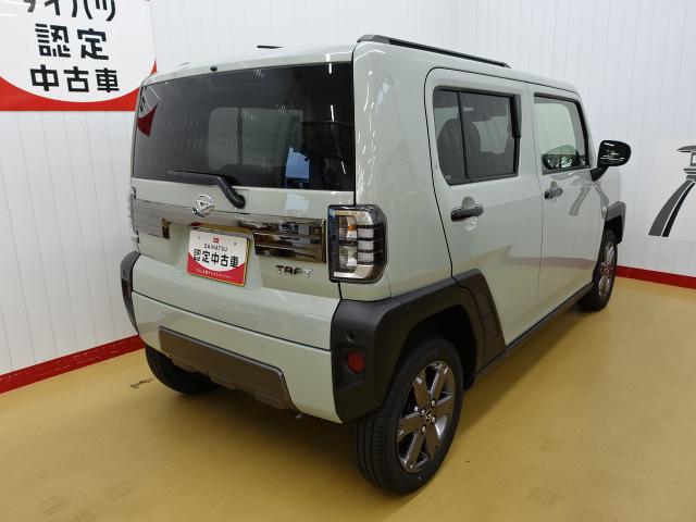 タフトG ダーククロムベンチャー4WD 次世代スマートアシスト シートヒーター 電動パーキングブレーキ・ブレーキホールド機能 オートライト ステアリングスイッチ クルーズコントロール バックカメラ キーフリー(石川県)の中古車