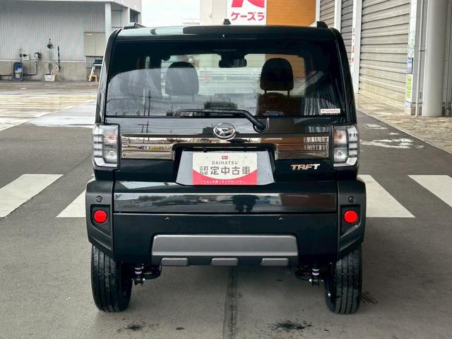 タフトＧ　ダーククロムベンチャー次世代スマートアシスト　電動パーキングブレーキ・ブレーキホールド機能　シートヒーター　クルーズコントロール　オートライト　アイドリングストップ　バックカメラ　キーフリー　アイドリングストップ（石川県）の中古車