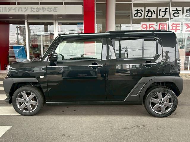 タフトＧ　ダーククロムベンチャー次世代スマートアシスト　電動パーキングブレーキ・ブレーキホールド機能　シートヒーター　クルーズコントロール　オートライト　アイドリングストップ　バックカメラ　キーフリー　アイドリングストップ（石川県）の中古車