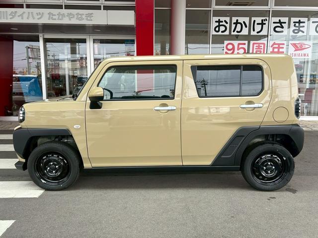 タフトＸ４ＷＤ　次世代スマートアシスト　前後コーナーセンサー　ステアリングスイッチ　バックカメラ　電動パーキングブレーキ・ブレーキホールド機能　オートライト　ＣＤステレオ　キーフリー（石川県）の中古車