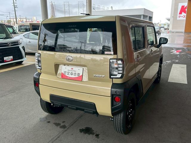 タフトＸ４ＷＤ　次世代スマートアシスト　前後コーナーセンサー　ステアリングスイッチ　バックカメラ　電動パーキングブレーキ・ブレーキホールド機能　オートライト　ＣＤステレオ　キーフリー（石川県）の中古車