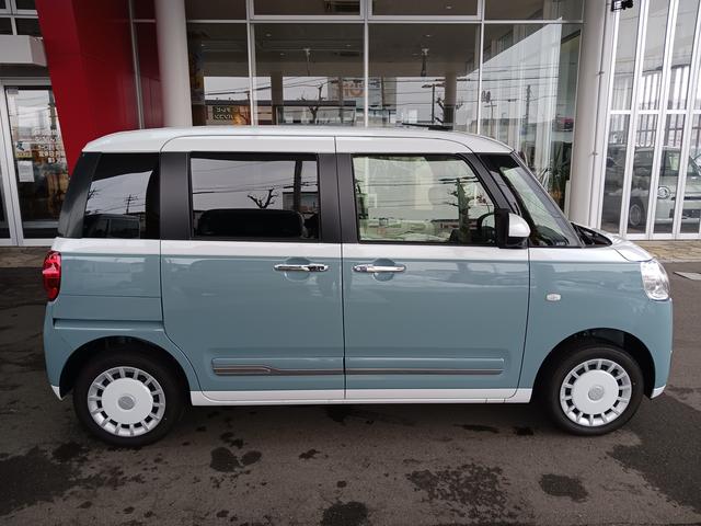 ムーヴキャンバスストライプスＧ両側電動スライドドア　前後コーナーセンサー　前席シートヒーター　ホッとカップホルダー　電子パーキング　オートマチックハイビーム　オートブレーキホールド（石川県）の中古車