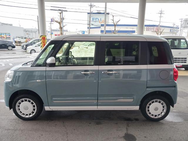 ムーヴキャンバスストライプスＧ両側電動スライドドア　前後コーナーセンサー　前席シートヒーター　ホッとカップホルダー　電子パーキング　オートマチックハイビーム　オートブレーキホールド（石川県）の中古車