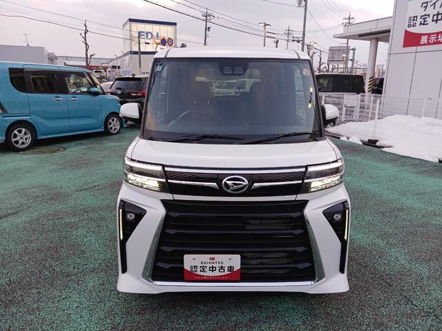 タントカスタムＸ４ＷＤ　スマートアシスト　純正ナビ　バックカメラ　両側電動スライドドア　シートヒーター　スマートキー　オートライト　電動パーキングブレーキ　衝突被害軽減システム　横滑り防止機能　アイドリングストップ（石川県）の中古車