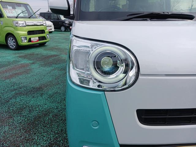 ムーヴキャンバスストライプスGスマートアシスト 純正ナビ バックカメラ 両席パワースライドドア 前席シートヒーター LEDヘッドライト LEDフォグライト パーキングセンサー キーフリー(石川県)の中古車